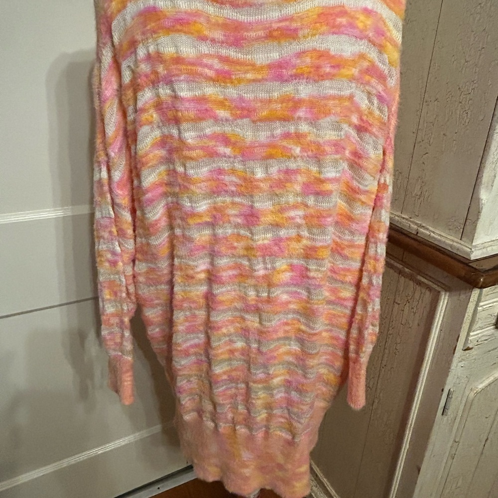 Free People Intimately Multicolor V-Neck Sweater - Picture 5 of 13